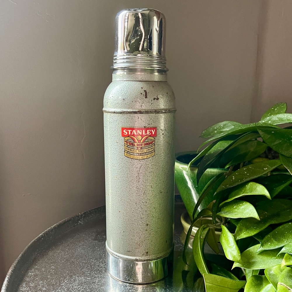 VTG Stanley SuperVac Thermos 1950s USA Stainless Steel Gorpcore Collectible